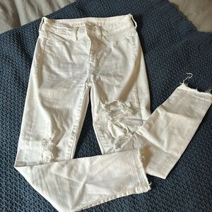High Waisted Ripped Jeans